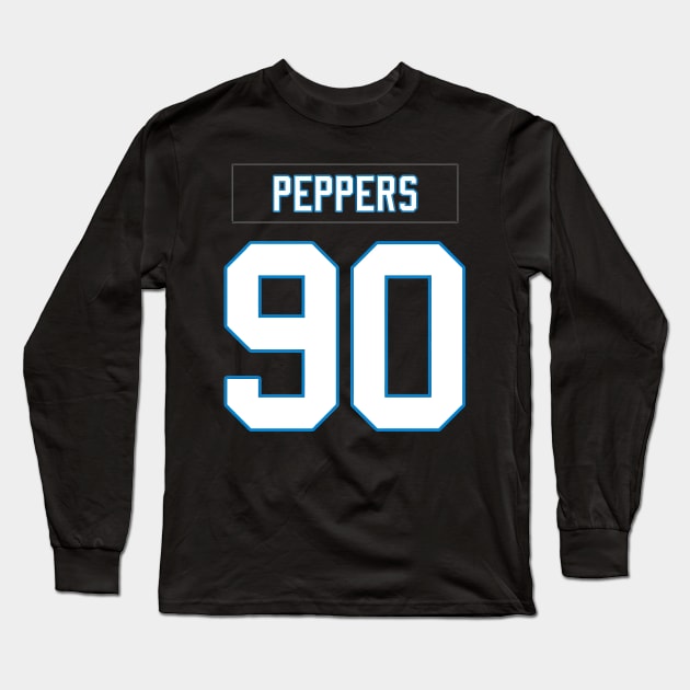 Julius Peppers Panthers Long Sleeve T-Shirt by telutiga